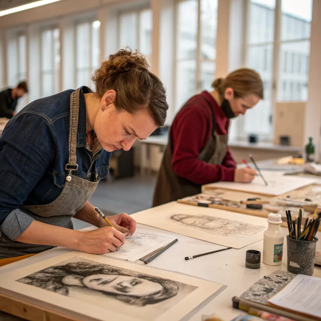 Expressive Ink Portrait Workshop