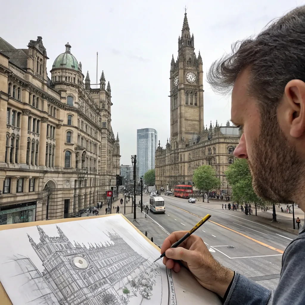 Artistic Manchester Sketch